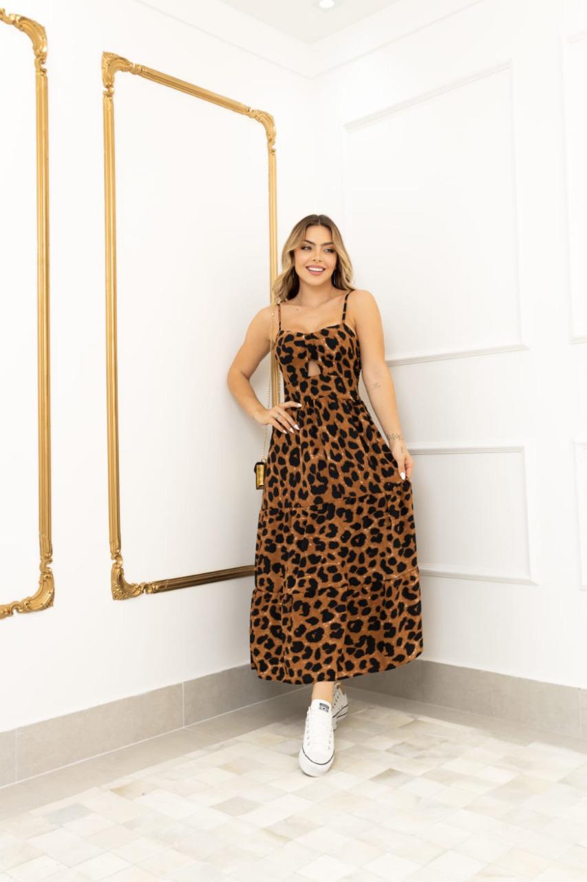 Vestido Oncinha Escuro