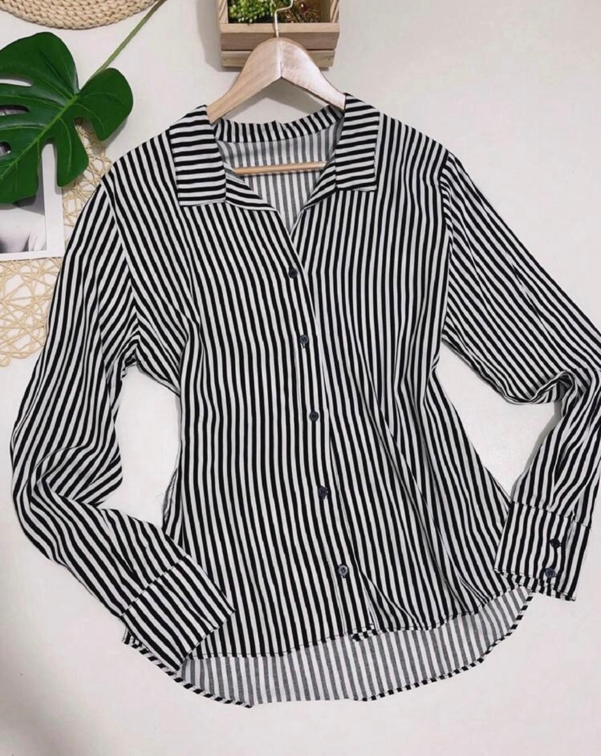 Camisa listrada p&b